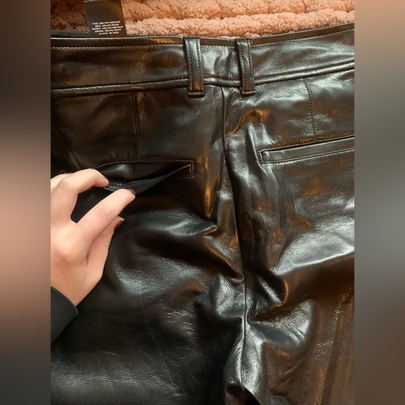 Aritzia Vegan Leather Babaton Pants - Picture 8 of 8